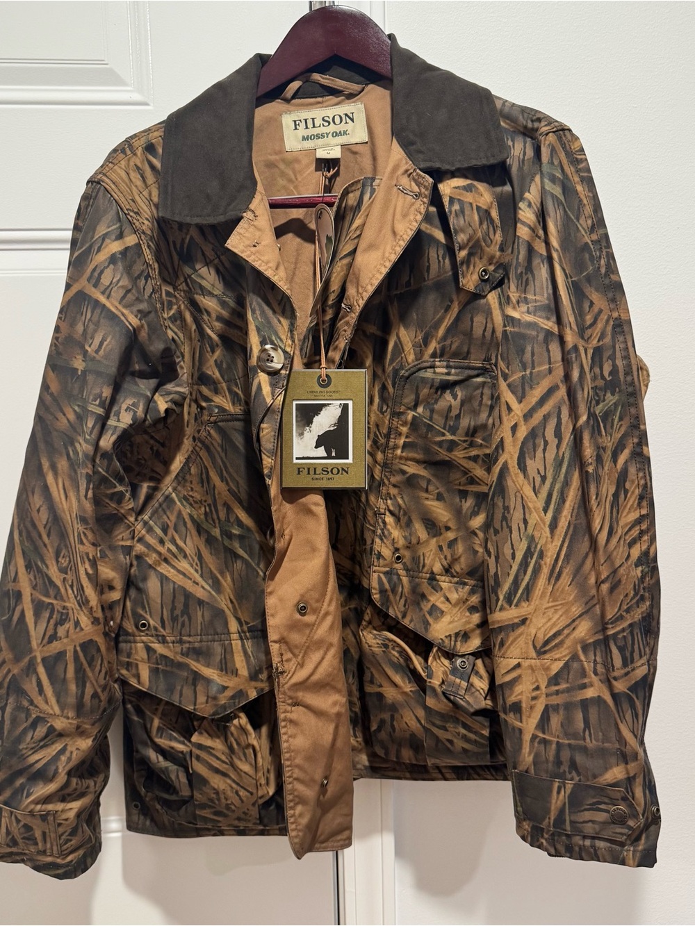 Filson X Mossy Oak Shelter Waterfowl Upland Coat - Picture 1 of 4